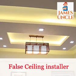False Ceiling installer Mr. Ujjwal Das in Khantura